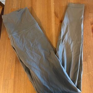 Lululemon Olive Green High-Waisted Leggings